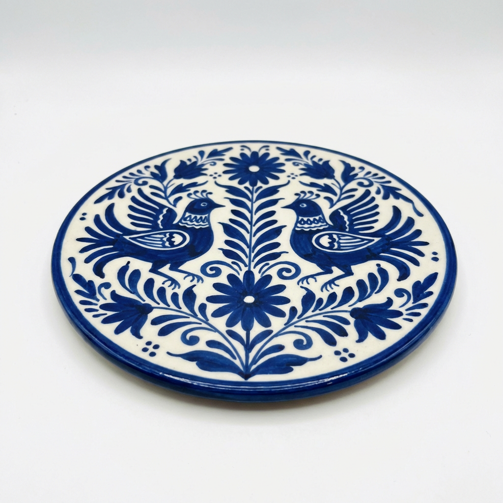 Harmony Birds Round Ceramic Plate