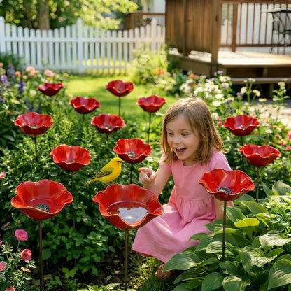 2026 Mother's Day Gifts-Handmade Metal Flower Garden Stake