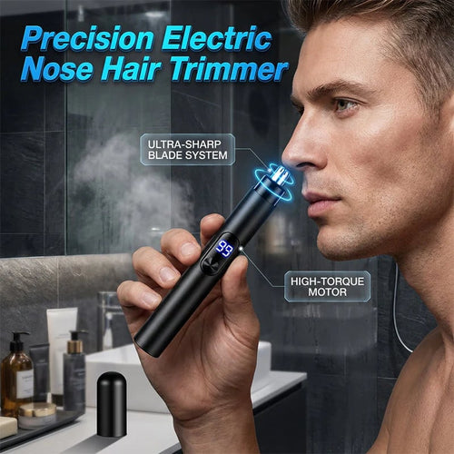 Portable Electric Nose & Ear Hair Trimmer