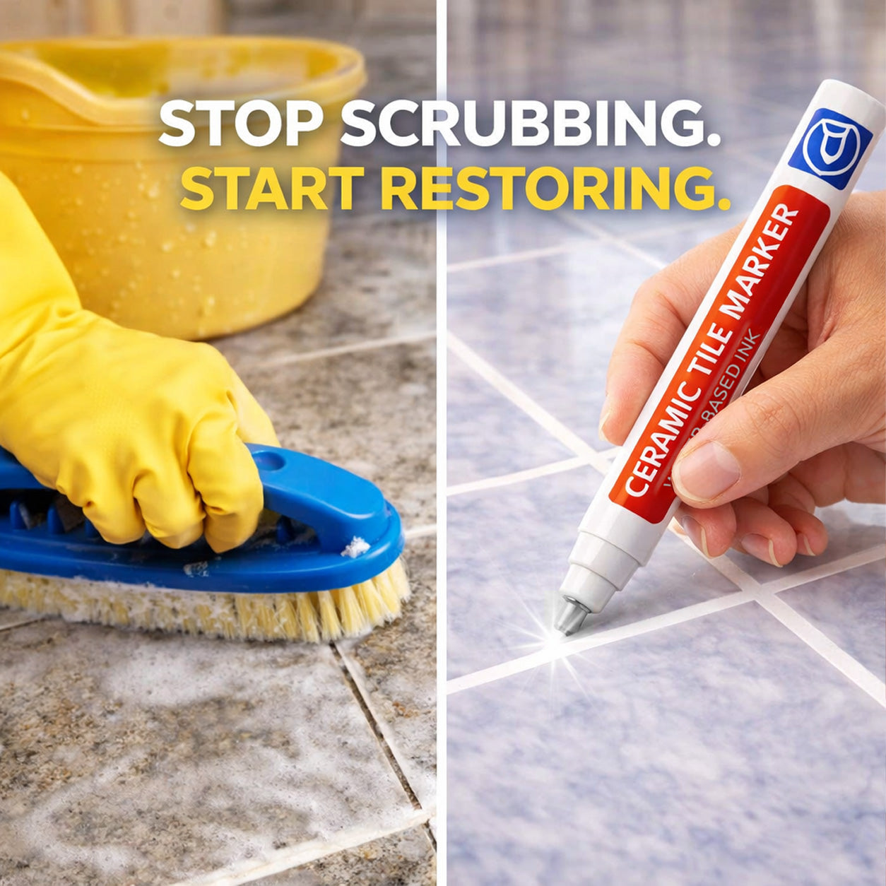 🖌️ Anti-Mould & Waterproof Joint Pen for Ceramic Tiles!