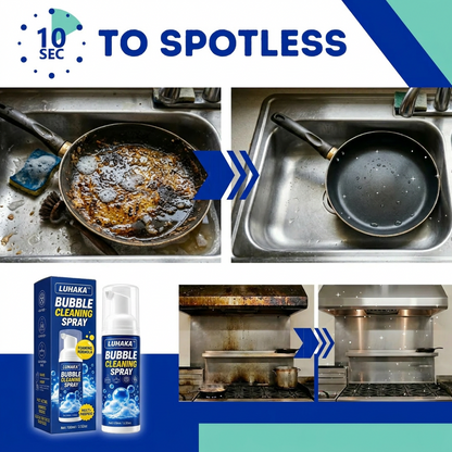 ✨LUHAKA™ Multi-Purpose Bubble Cleaning Spray -🏠 Melt Away Heavy Grease in Seconds 🫧