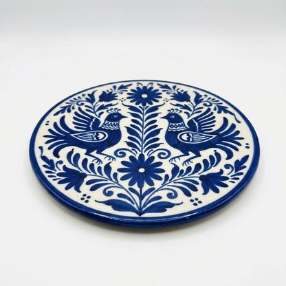 Harmony Birds Round Ceramic Plate