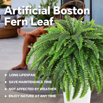 UV-Resistant Lifelike Artificial Boston Fern