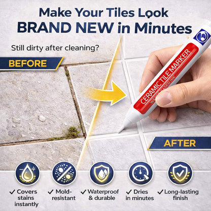 🖌️ Anti-Mould & Waterproof Joint Pen for Ceramic Tiles!