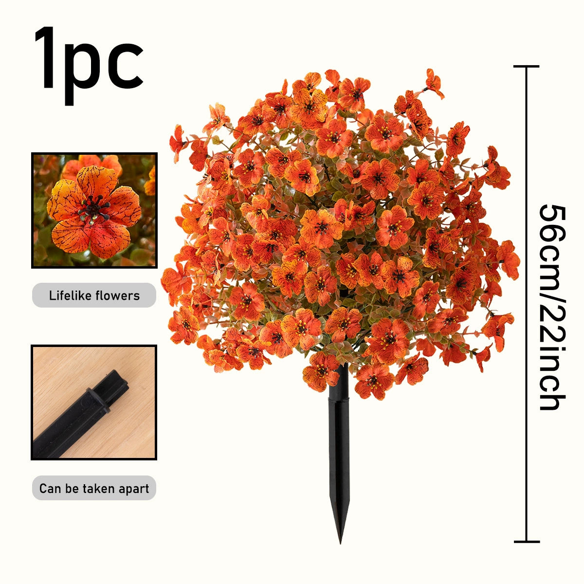 Artificial Flowers for Outdoor Indoor Garden Home Decoration