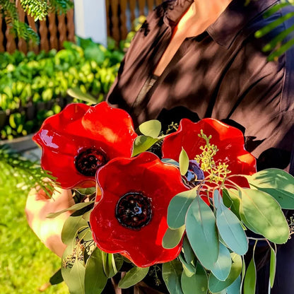 2026 Mother's Day Gifts-Handmade Metal Flower Garden Stake