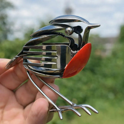 🐦 Handmade Metal Robin