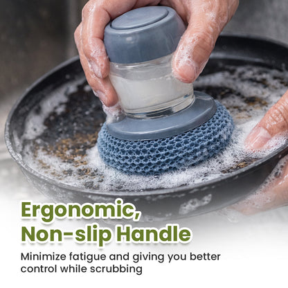 Comfort Grip All-in-One Soap Dispensing Kitchen Scrub