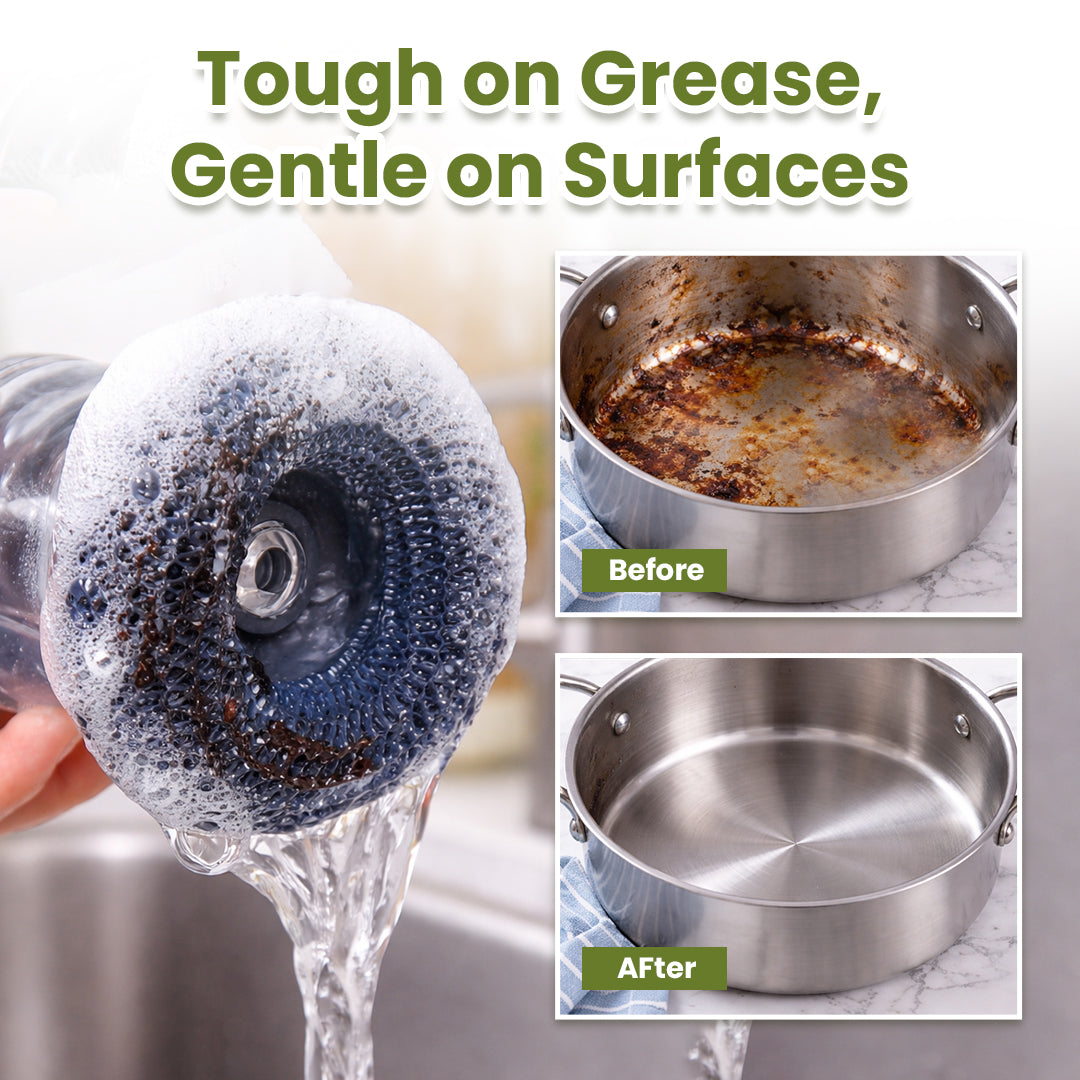 Comfort Grip All-in-One Soap Dispensing Kitchen Scrub