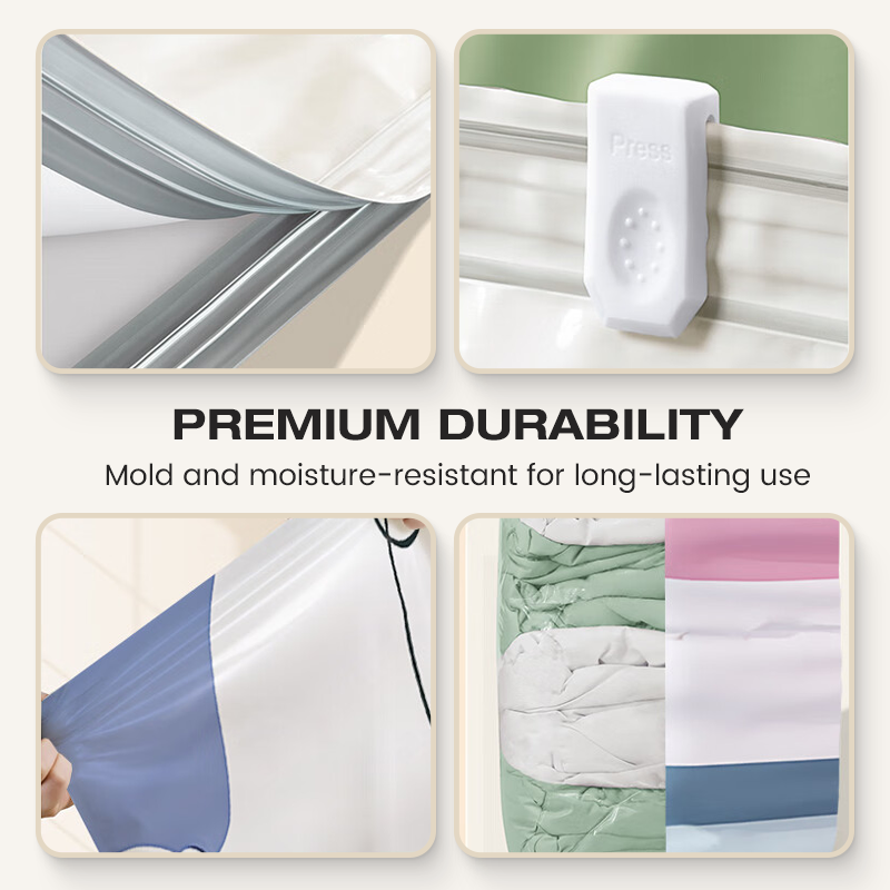 📦 Large-Capacity Vacuum Bags – No Pump Needed! 💨✨